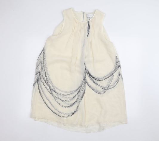 Adam Womens White   Basic Blouse Size 6