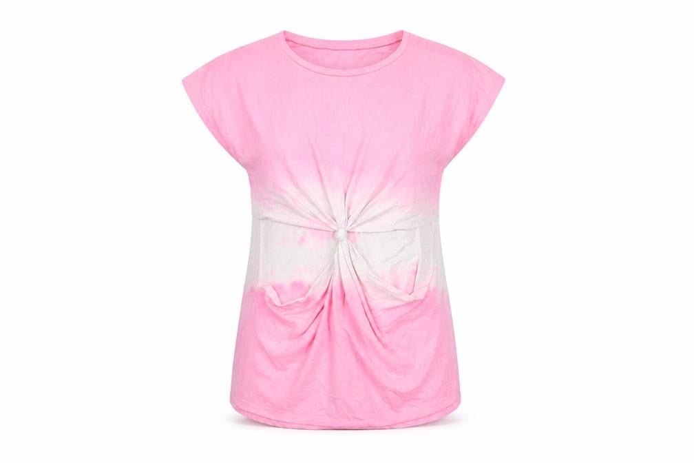 Topshop Womens Pink   Basic T-Shirt Size 6