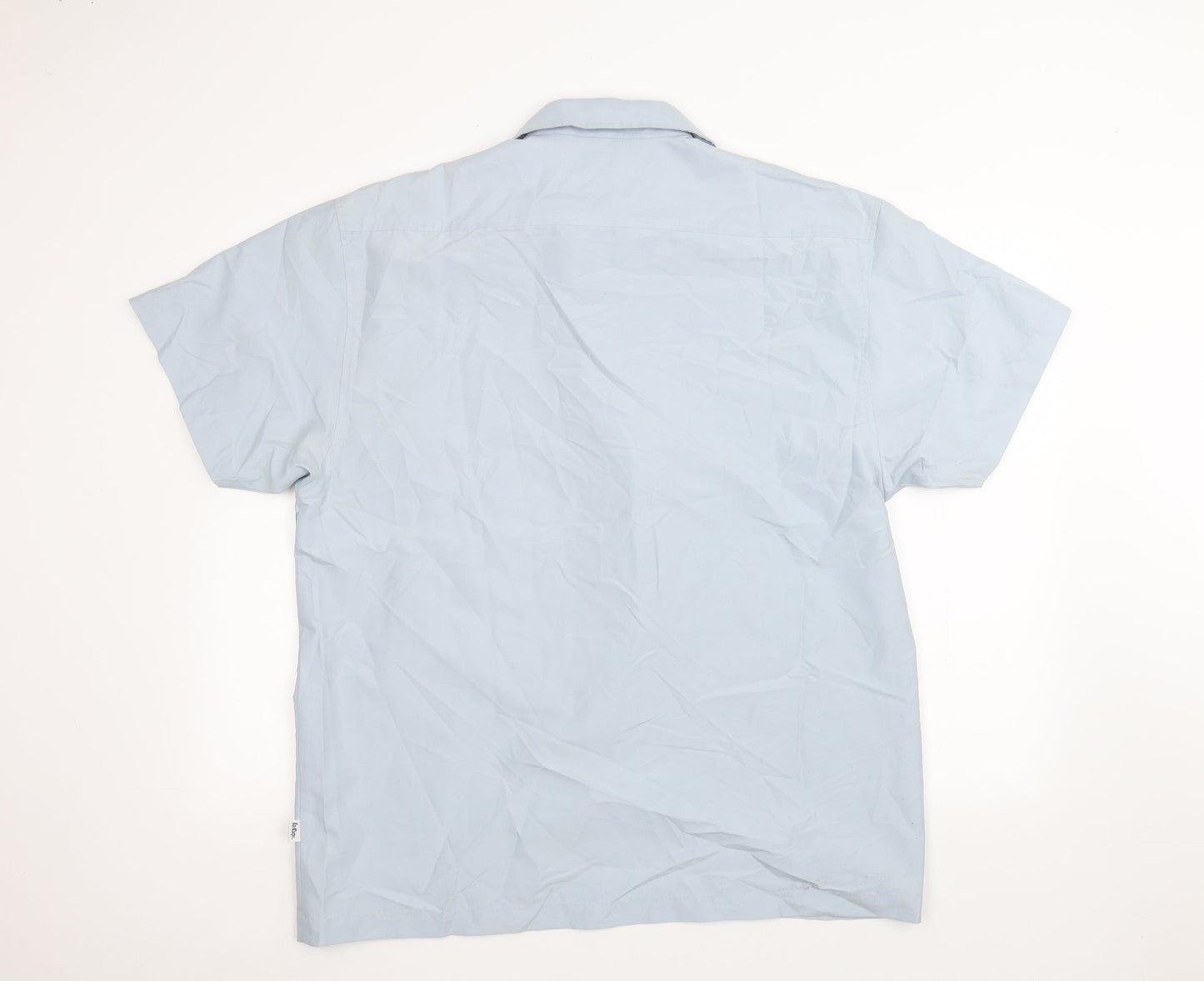 Lee Cooper Mens Blue    Dress Shirt Size L