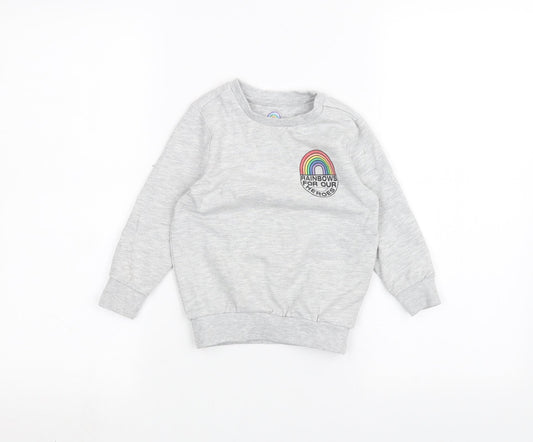 F&F Baby Grey   Pullover Jumper Size 18-24 Months