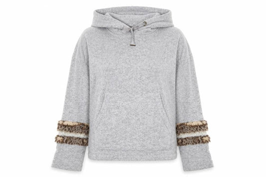 River Island Womens Grey   Pullover Hoodie Size S