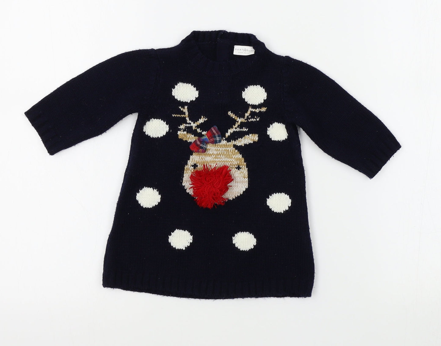 Nexy Baby Blue   Pullover Jumper Size 3-6 Months  - christmas