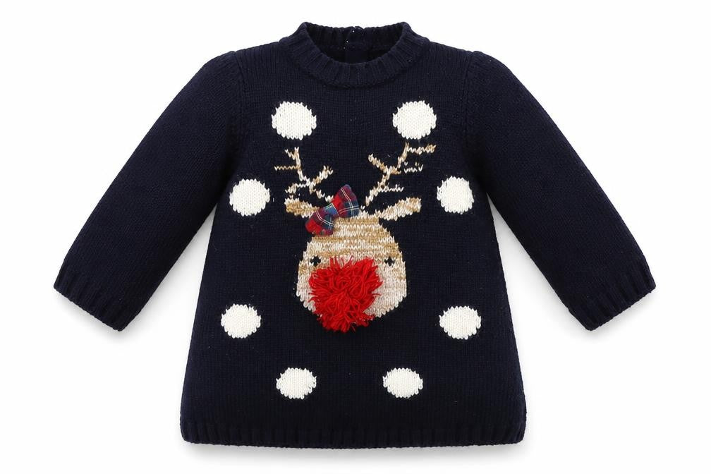 Nexy Baby Blue   Pullover Jumper Size 3-6 Months  - christmas