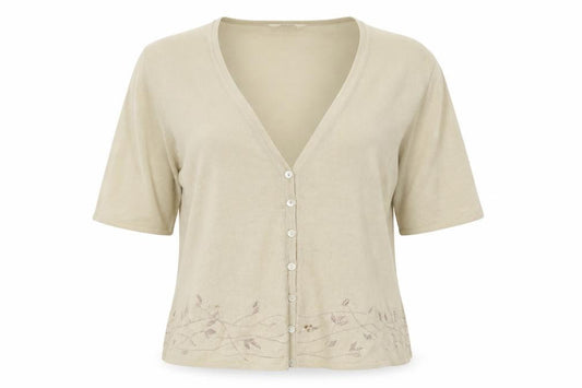 Marks & Spencer Womens Beige   Cardigan Jumper Size 14