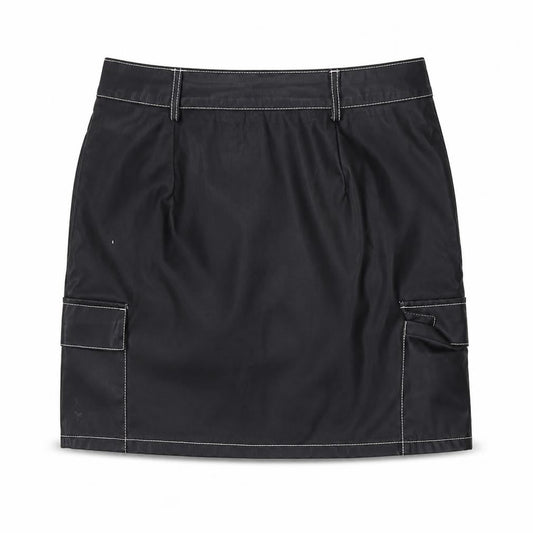 PRETTYLITTLETHING Womens Black   Straight & Pencil Skirt Size 10