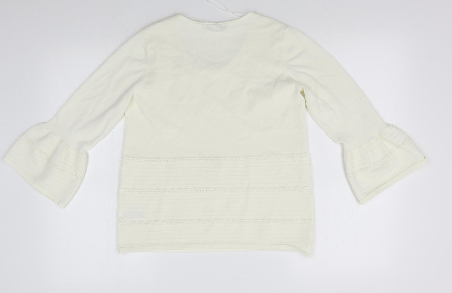 Soon Womens White   Basic Blouse Size 12
