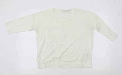 La Redoute Womens White   Pullover Jumper Size 10