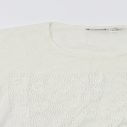 La Redoute Womens White   Pullover Jumper Size 10