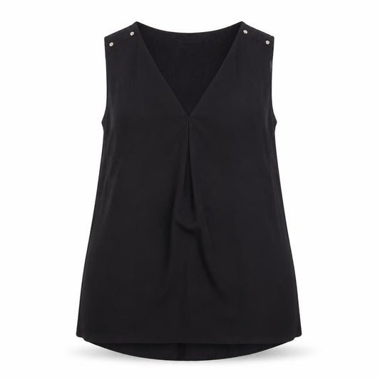 F&F Womens Black   Basic Blouse Size 12