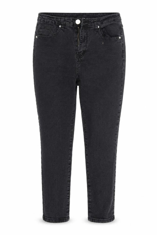 Boohoo Womens Black  Denim Skinny Jeans Size 14 L24 in