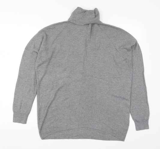 H&M Womens Grey  Knit Pullover Jumper Size XS