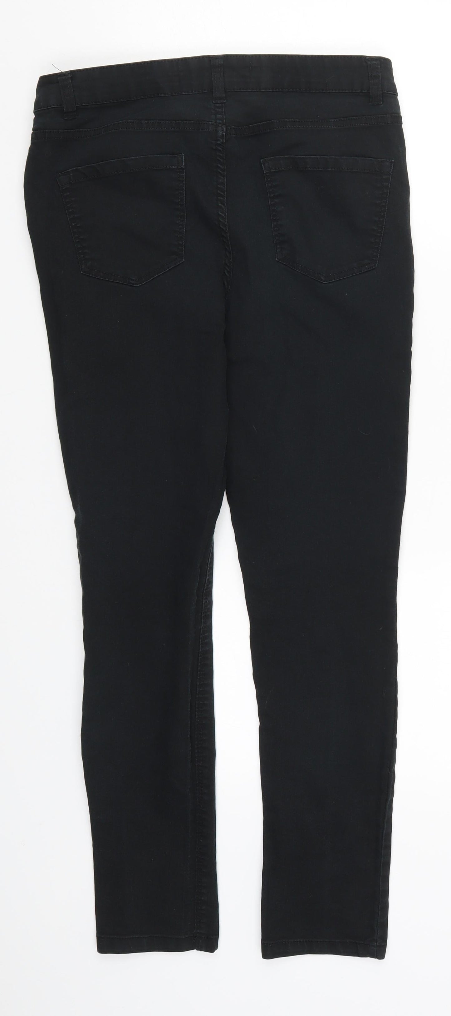 New Look Womens Black  Denim Skinny Jeans Size 10 L27 in