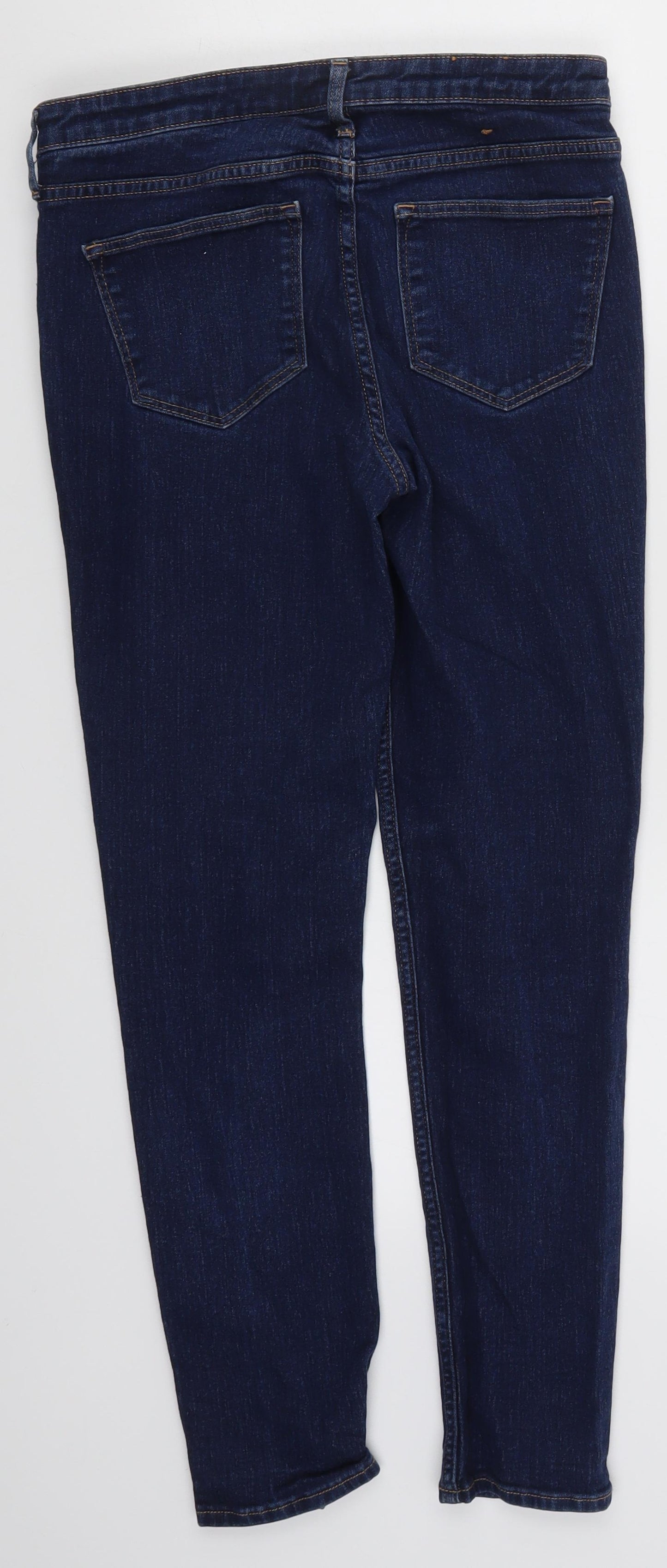 H&M Womens Blue  Denim Skinny Jeans Size 27 in L26 in