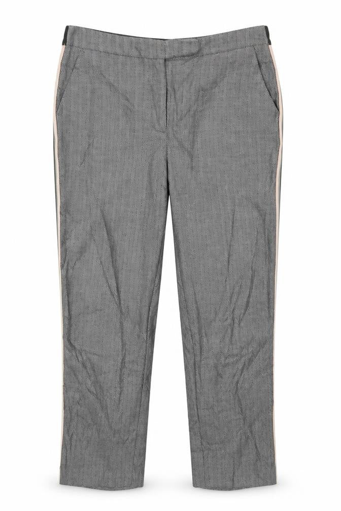 Marks & Spencer Collection Womens Black Houndstooth  Dress Pants Trousers Size 12 L22 in