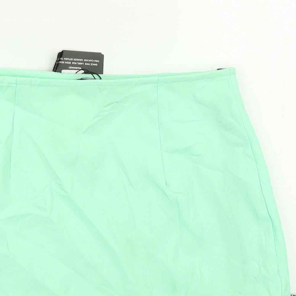 Petty Little Thing Womens Green   A-Line Skirt Size 6