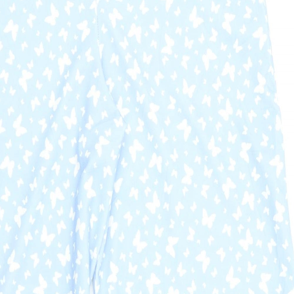 In the Style Womens Blue   Harem Trousers Size 12 L27 in