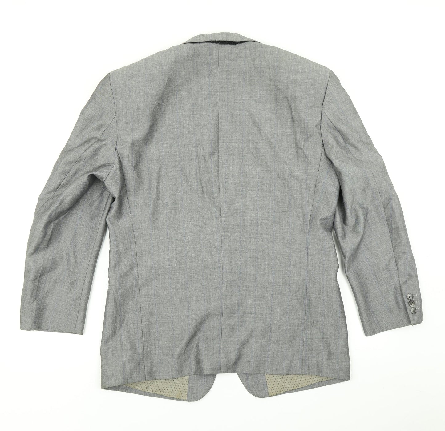 Licona Mens Grey Striped  Jacket Blazer Size 40