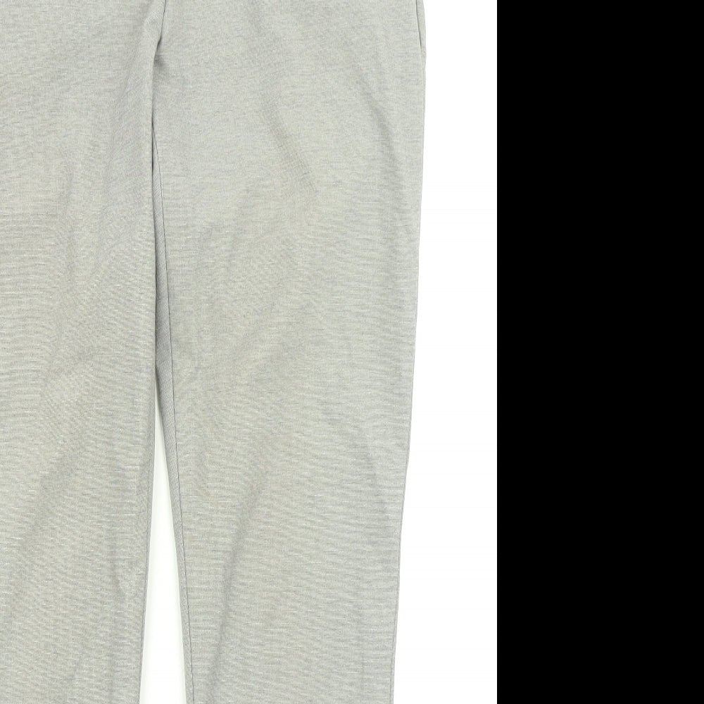 H&M Womens Grey   Trousers  Size 10 L27 in