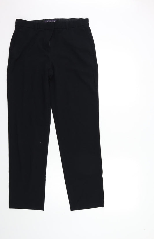 Marks and Spencer Womens Black   Trousers  Size 12 L30 in
