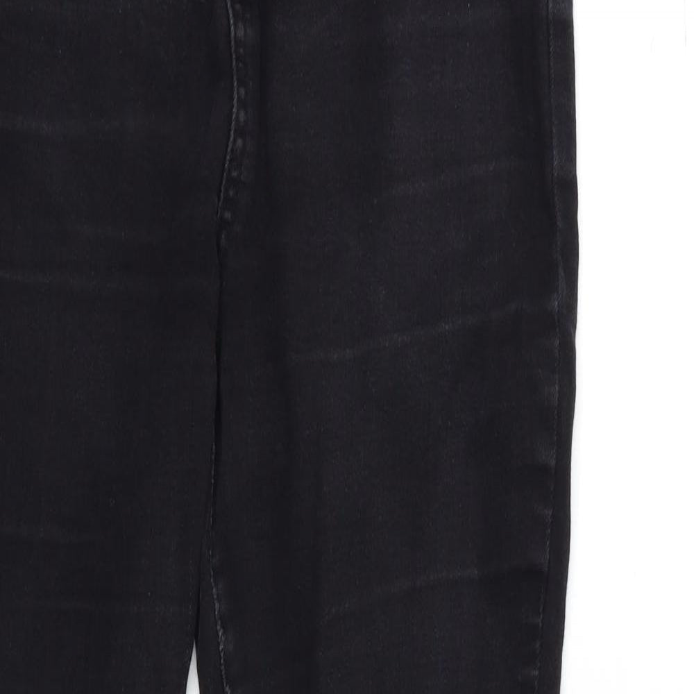365 Denim Womens Black  Denim Skinny Jeans Size 12 L29 in