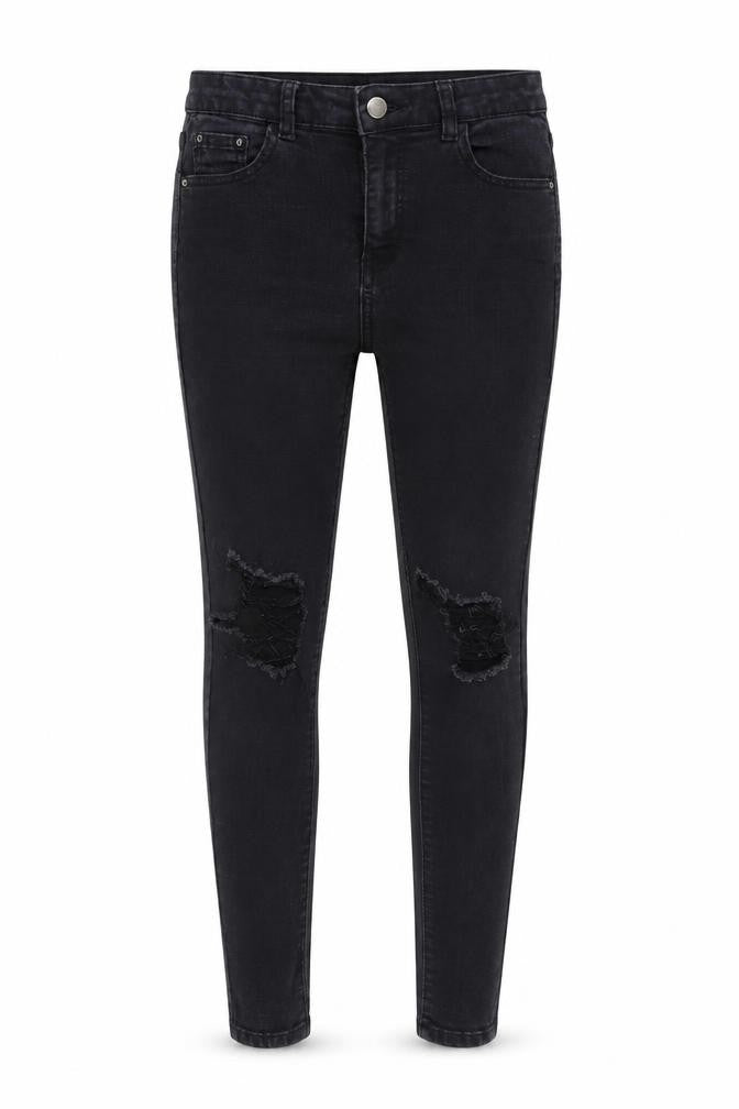 Denim & Co. Womens Black  Denim Skinny Jeans Size 10 L29 in