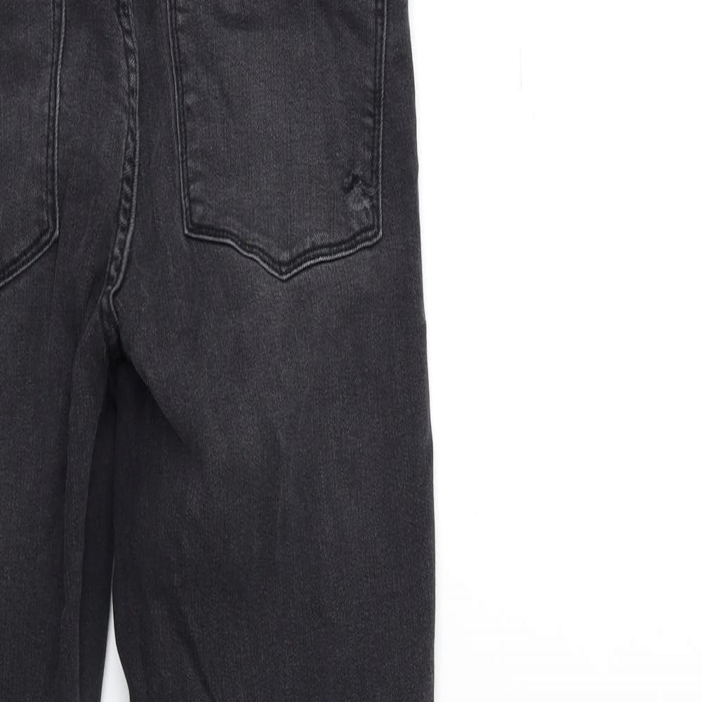 Denim & Co. Womens Black  Denim Skinny Jeans Size 10 L28 in