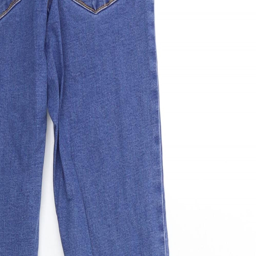 Denim & Co. Womens Blue  Denim Skinny Jeans Size 8 L26 in