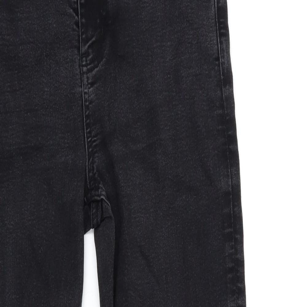 Marks and Spencer Womens Black  Denim Skinny Jeans Size 10 L28 in