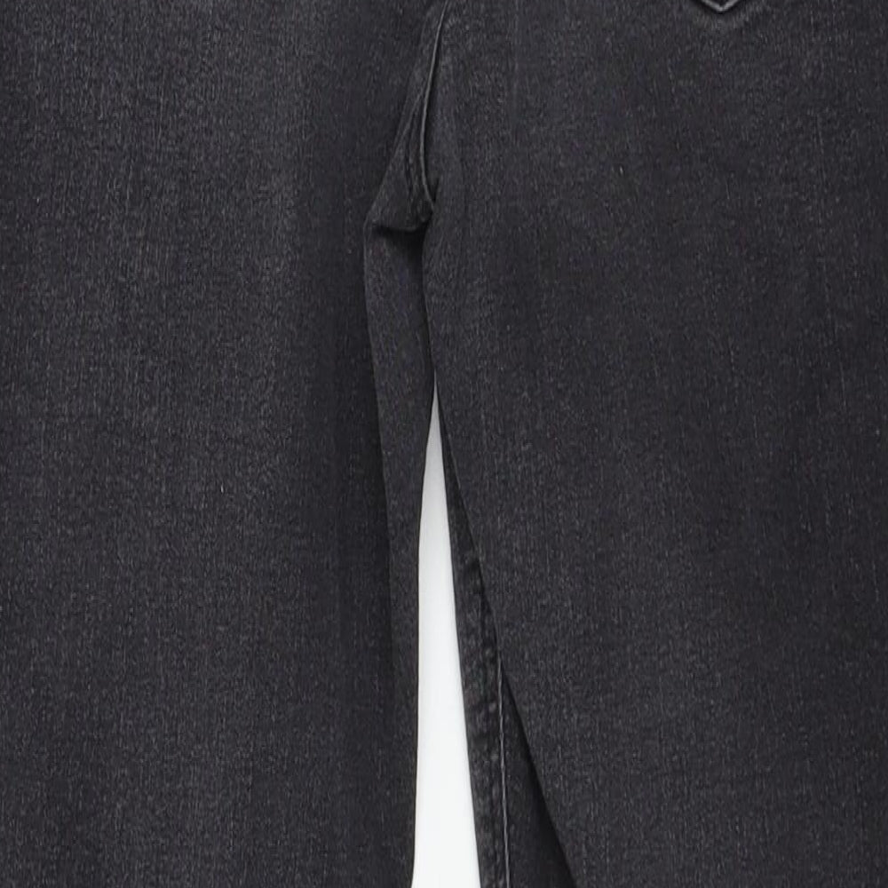 Topshop Womens Grey  Denim Skinny Jeans Size 28 in L28 in