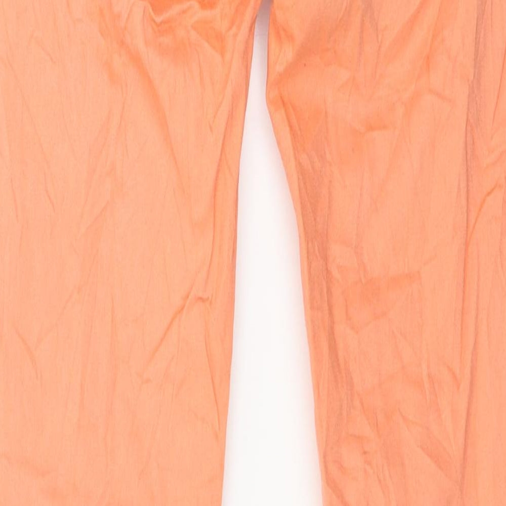 Reals Jeans Womens Orange  Denim Skinny Jeans Size 8 L31 in