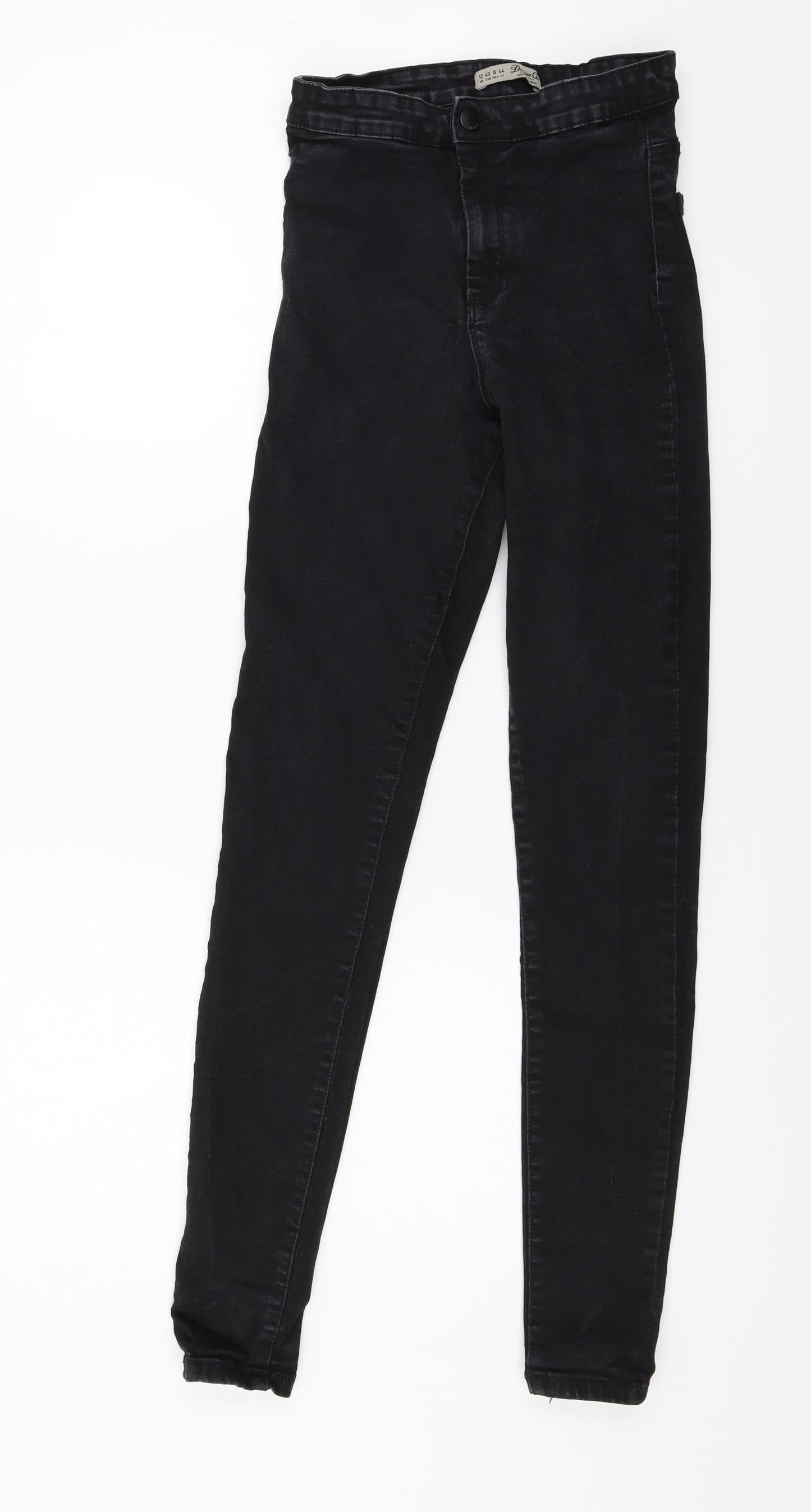 Denim & Co. Womens Black  Denim Skinny Jeans Size 12 L30 in