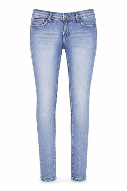 One Love Womens Blue  Denim Skinny Jeans Size M L29 in