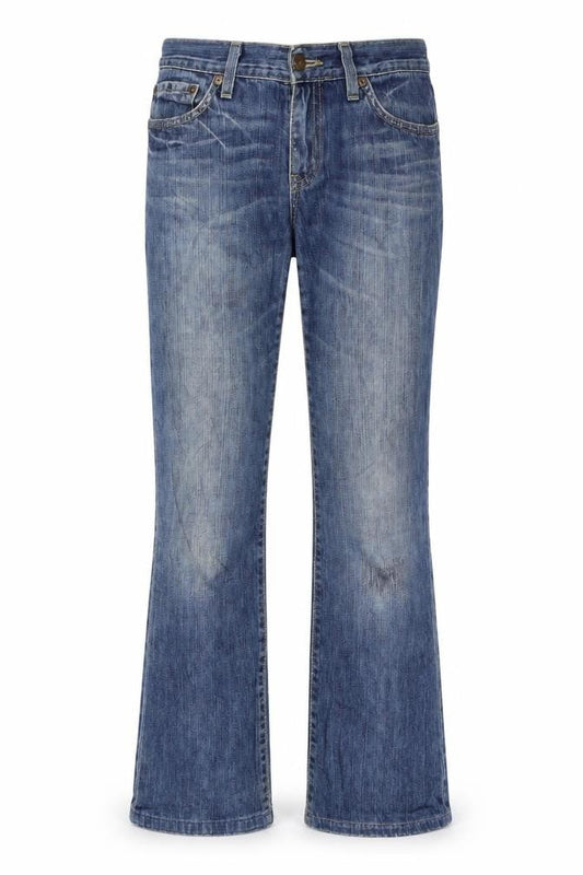 BIG STAR Womens Blue  Denim Straight Jeans Size 30 in L27 in