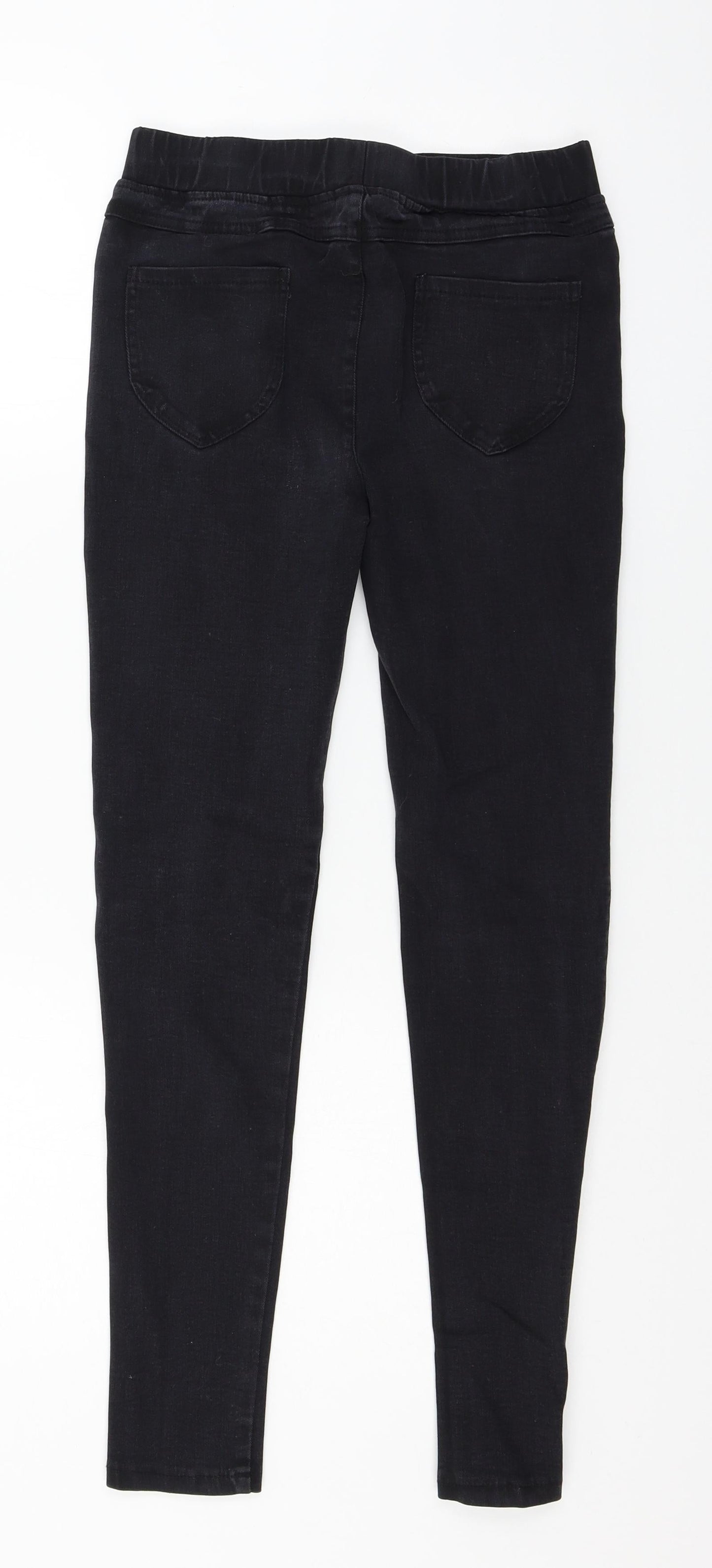H&M Girls Black  Denim Jegging Jeans Size XL