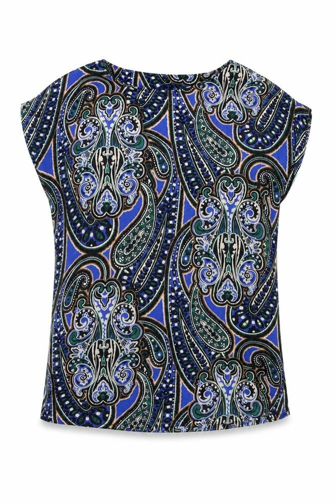 NEXT Womens Multicoloured Geometric  Basic Blouse Size 8