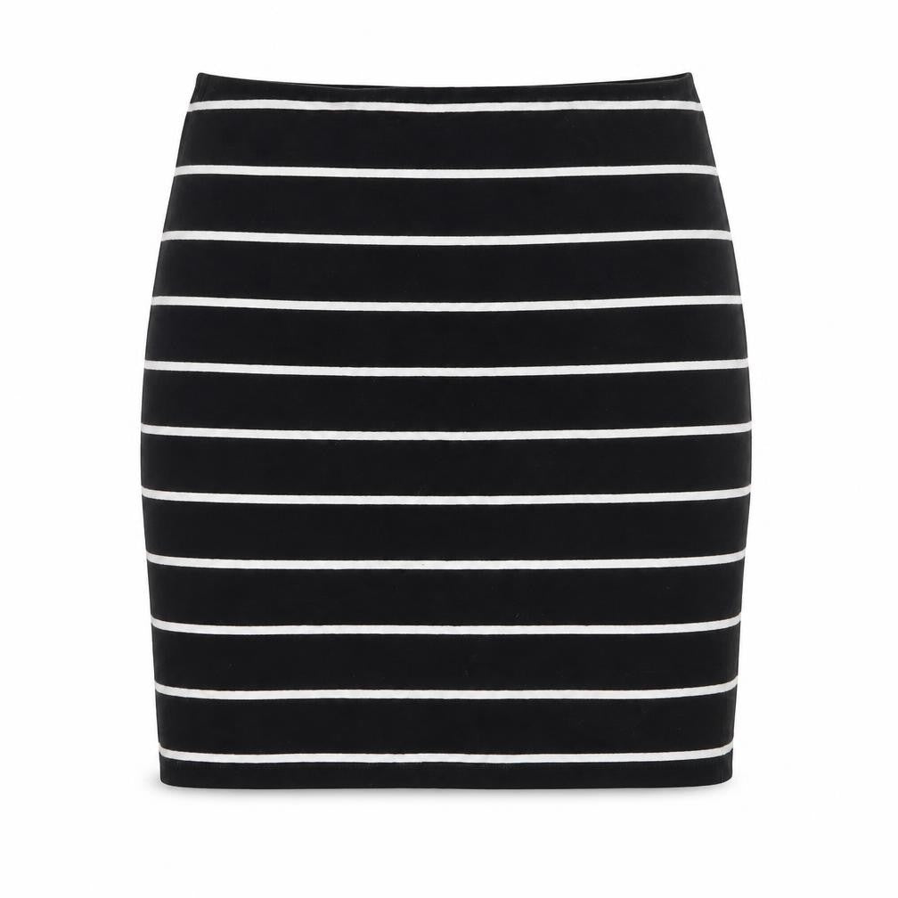 New Look Womens Multicoloured Striped  A-Line Skirt Size 8  - Stretch waistband