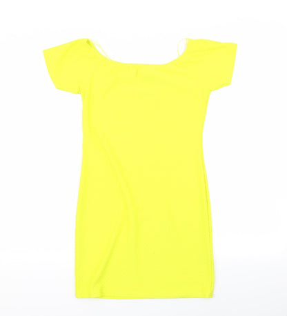 Cameo Rose Womens Yellow A-Line Size 12