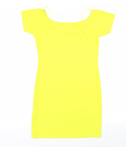 Cameo Rose Womens Yellow A-Line Size 12