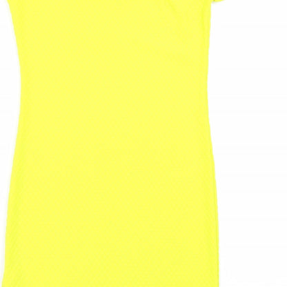 Cameo Rose Womens Yellow A-Line Size 12