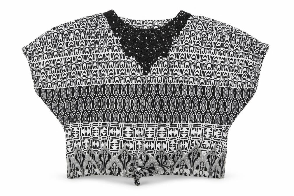 Annabelle Womens Multicoloured Geometric  Basic Blouse Size 14