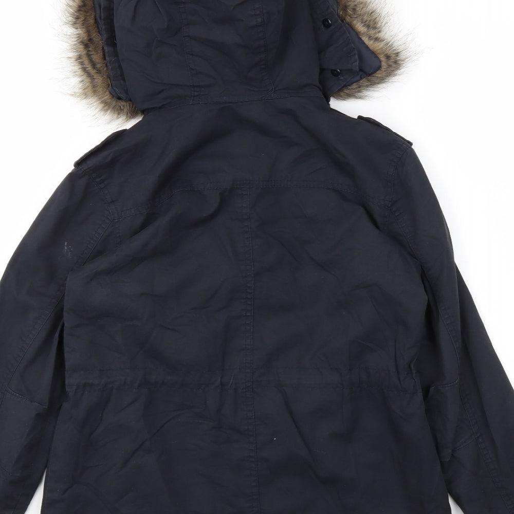 NEW LOOK  Womens Black   Jacket Coat Size 8