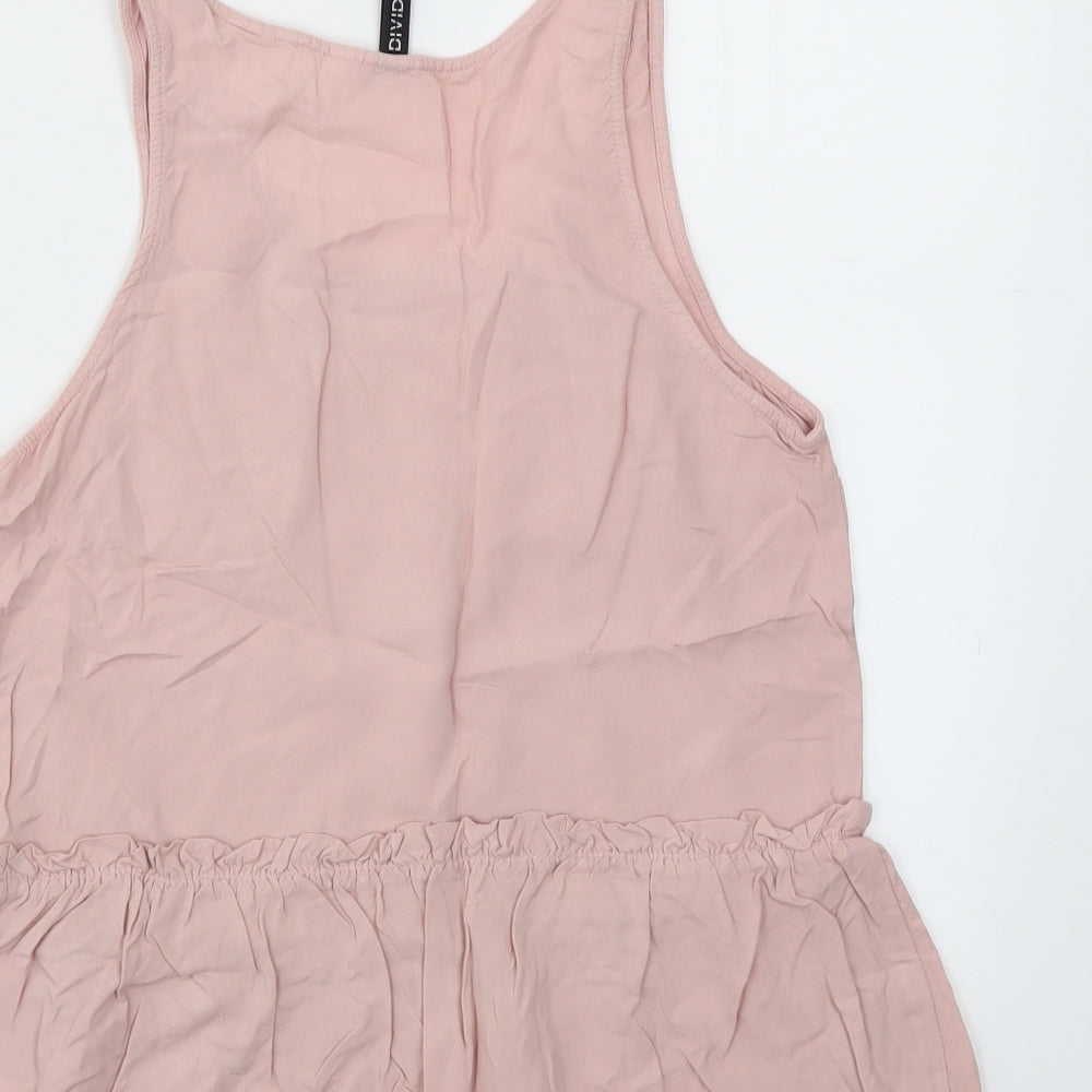H&M Womens Pink   Basic T-Shirt Size 10