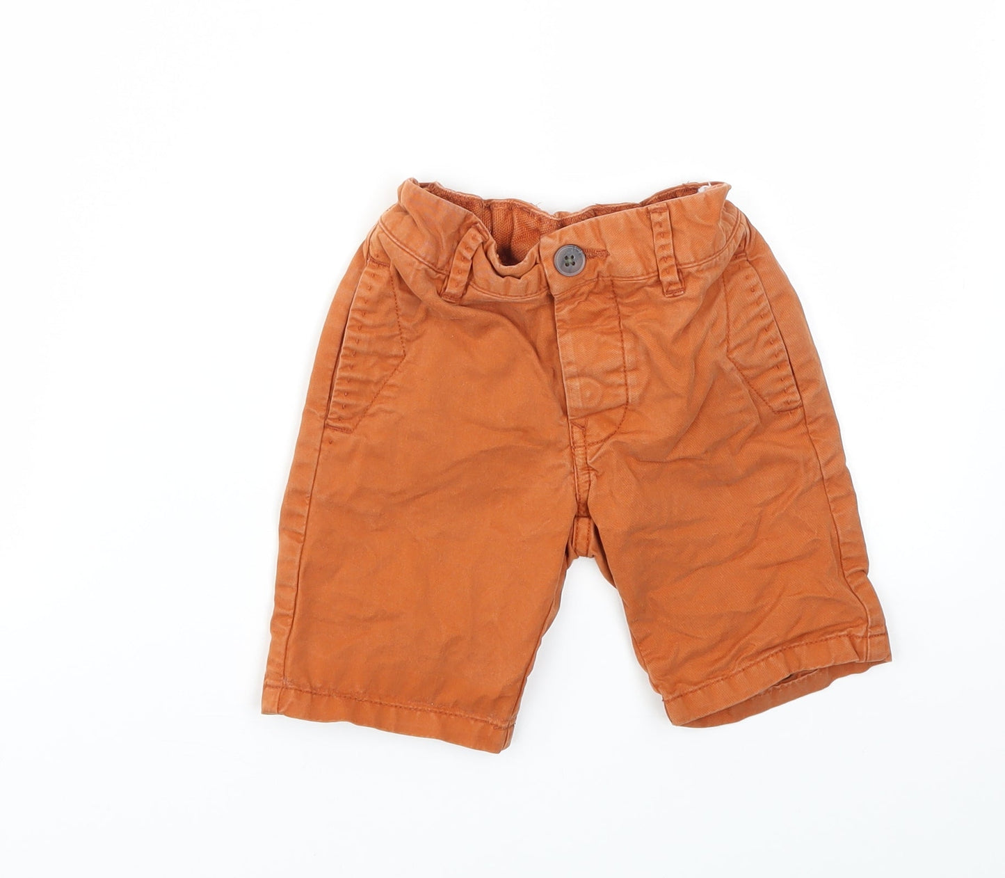 NEXT Boys Orange   Chino Shorts Size 4 Years