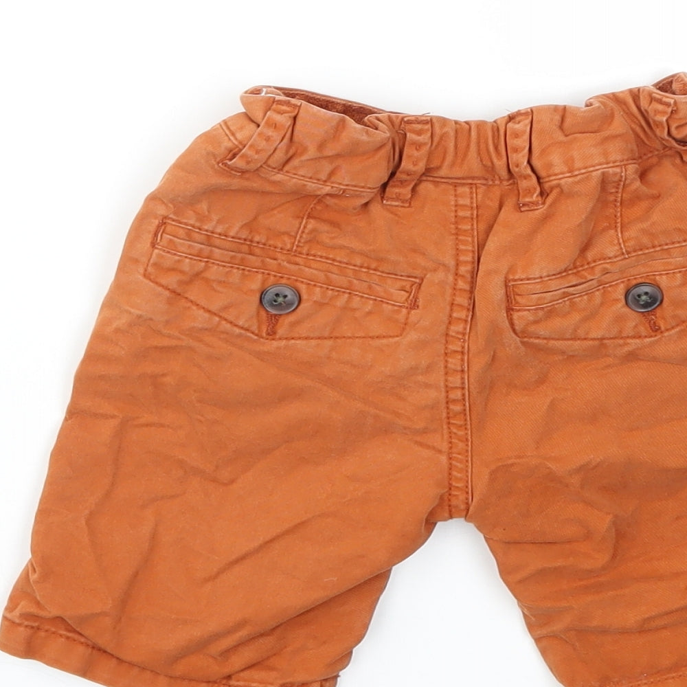 NEXT Boys Orange   Chino Shorts Size 4 Years