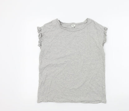 River Island Womens Grey   Basic T-Shirt Size 8