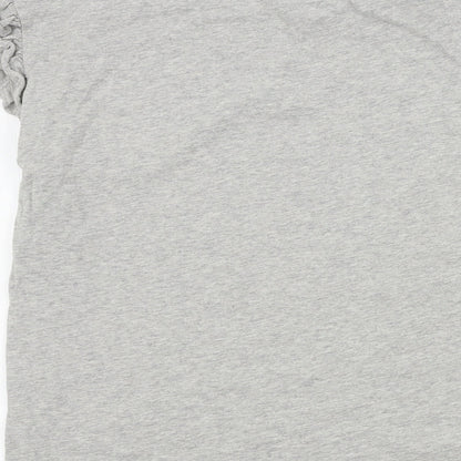 River Island Womens Grey   Basic T-Shirt Size 8