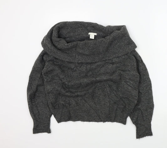H&M Womens Green   Pullover Jumper Size S