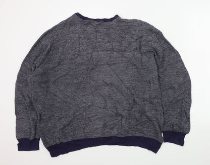 Tu Mens Black   Pullover Jumper Size L
