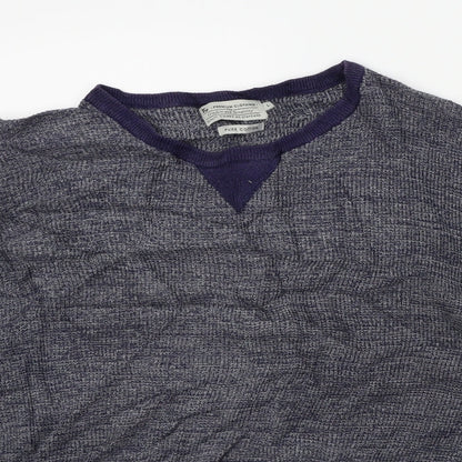 Tu Mens Black   Pullover Jumper Size L