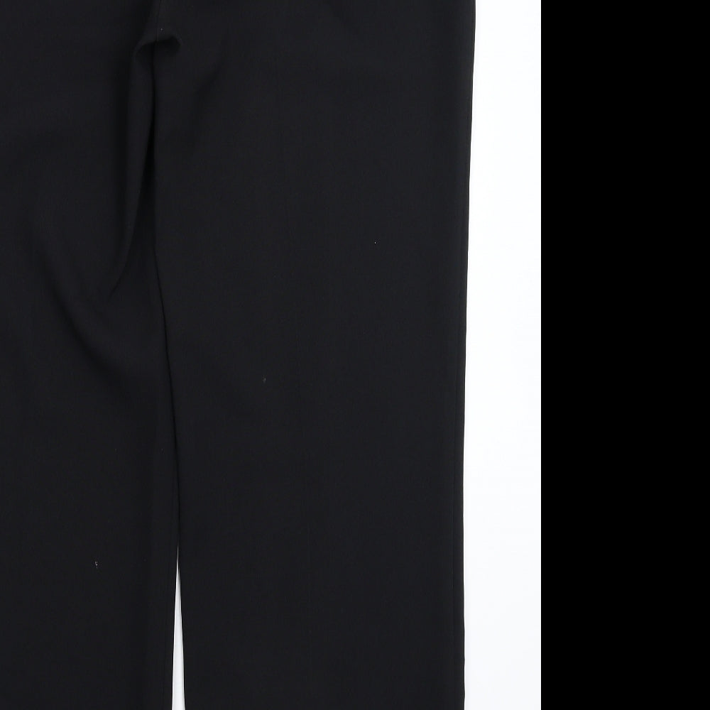 Peacocks Womens Black   Trousers  Size 18 L30 in